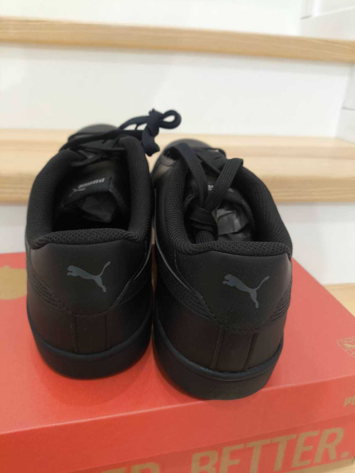 Sneakersy męskie Puma Smash v2 L czarne, 46 (30 cm) nowe