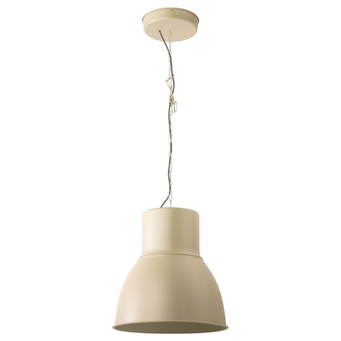 Lampa IKEA HEKTAR wisząca 38cm beżowa