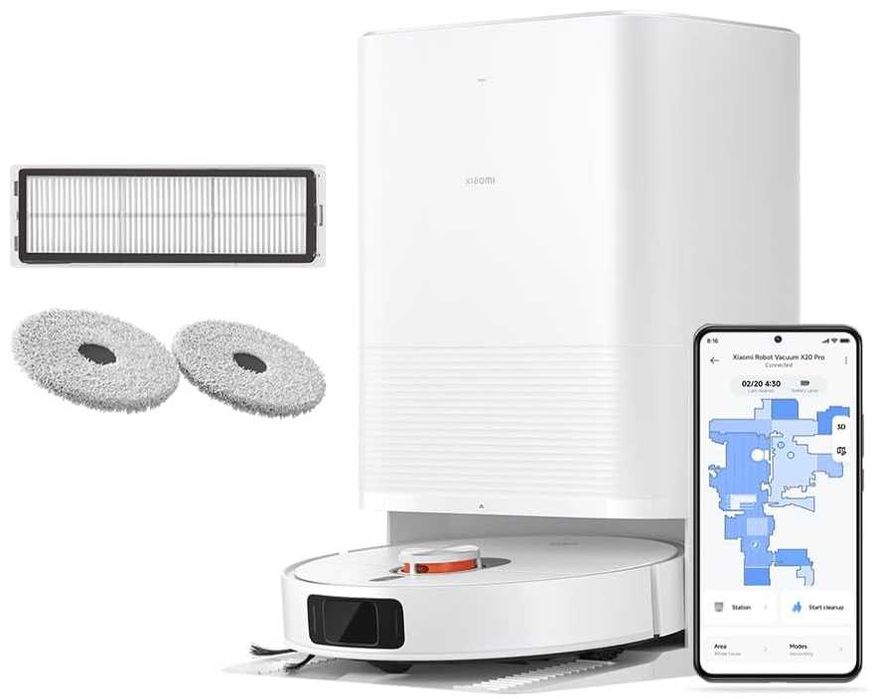 XIAOMI Robot Vacuum X20 Pro - NOVO