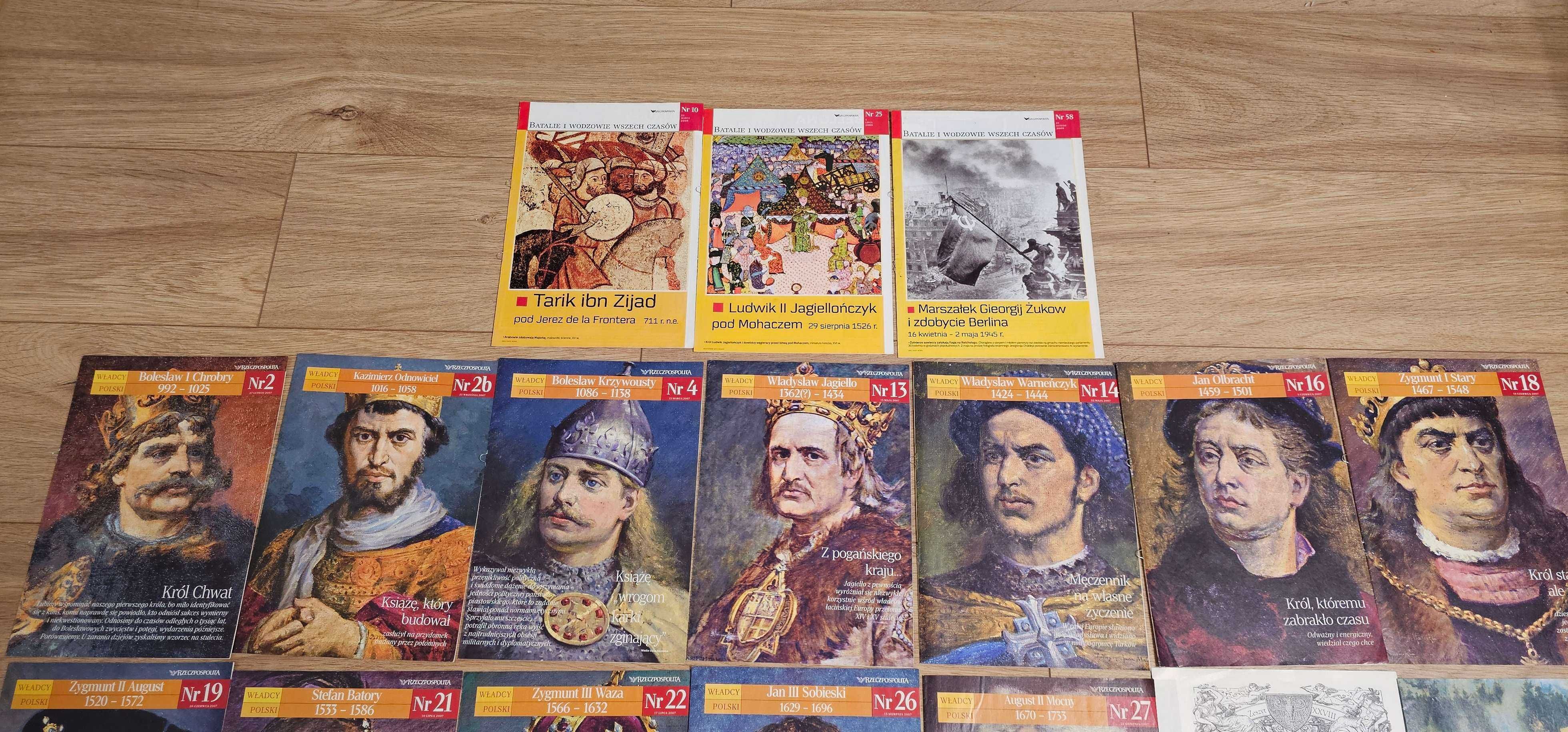 Czasopisma historyczne (Władcy Polski, Bitwy Świata) historia