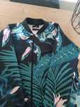 Bluza house granatowa w kwiaty