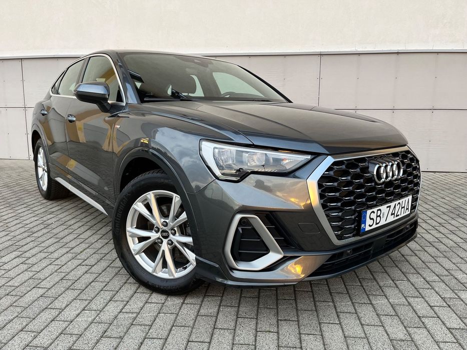 Audi Q3 Sportback Idealna FV23% S-Line Pakiet Asystentów Skóry El.Fotele El.Klapa