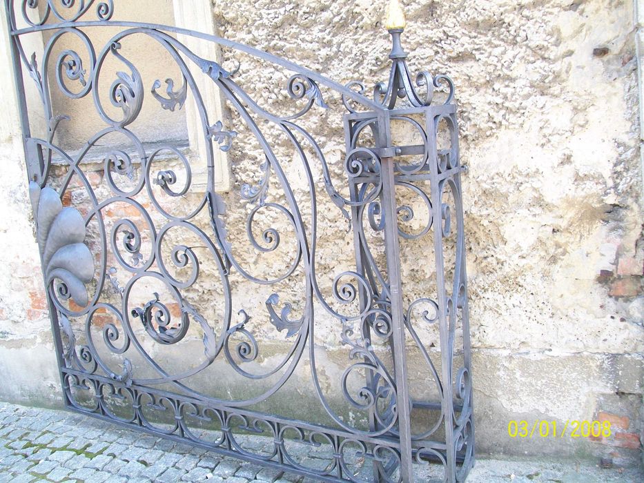 Balustrada kuta , kowalstwo artystyczne