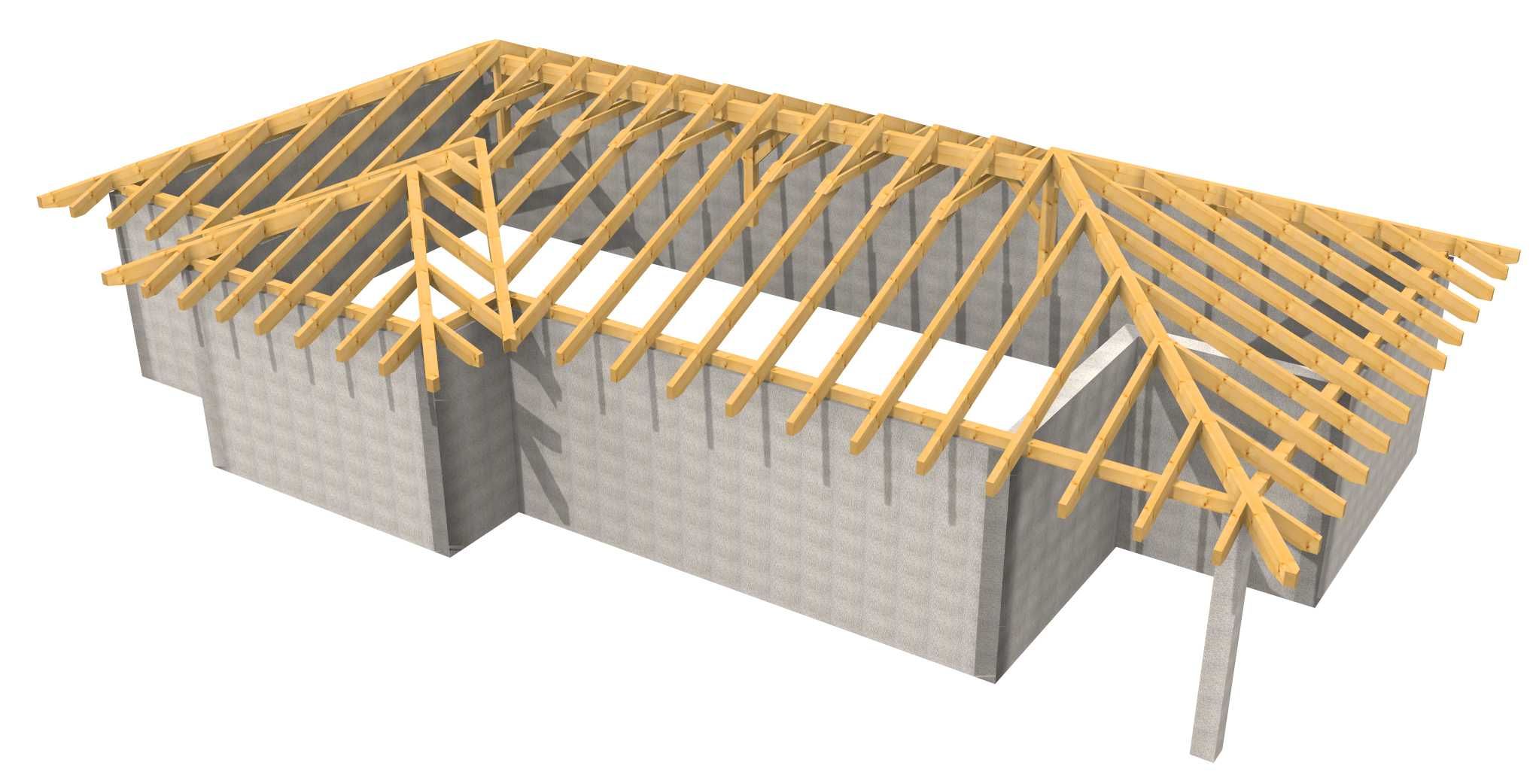 więźba dachowa,prefabrykowana więźba dachowa,więźba cnc ,konstrukcje