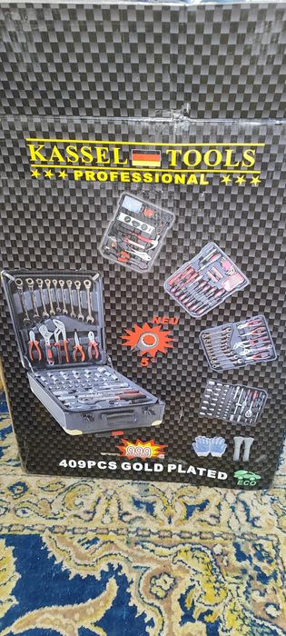 Великий набір інструментів Kassel tools professional Germany у валізі