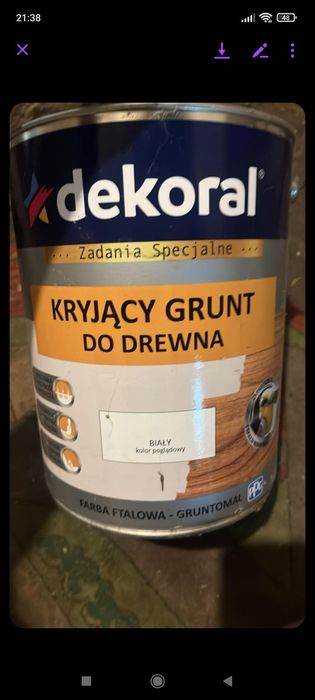 Farba Dekoral do drewna i metali.