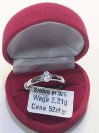 Nowy srebrny pierścionek , rozmiar 21, Lombard Madej sc