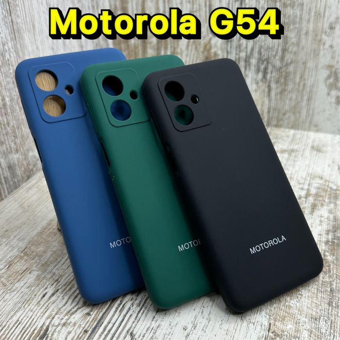 Не пачкаются! Чехол Silicone Case на Motorola G54/ G54 Power Чохол