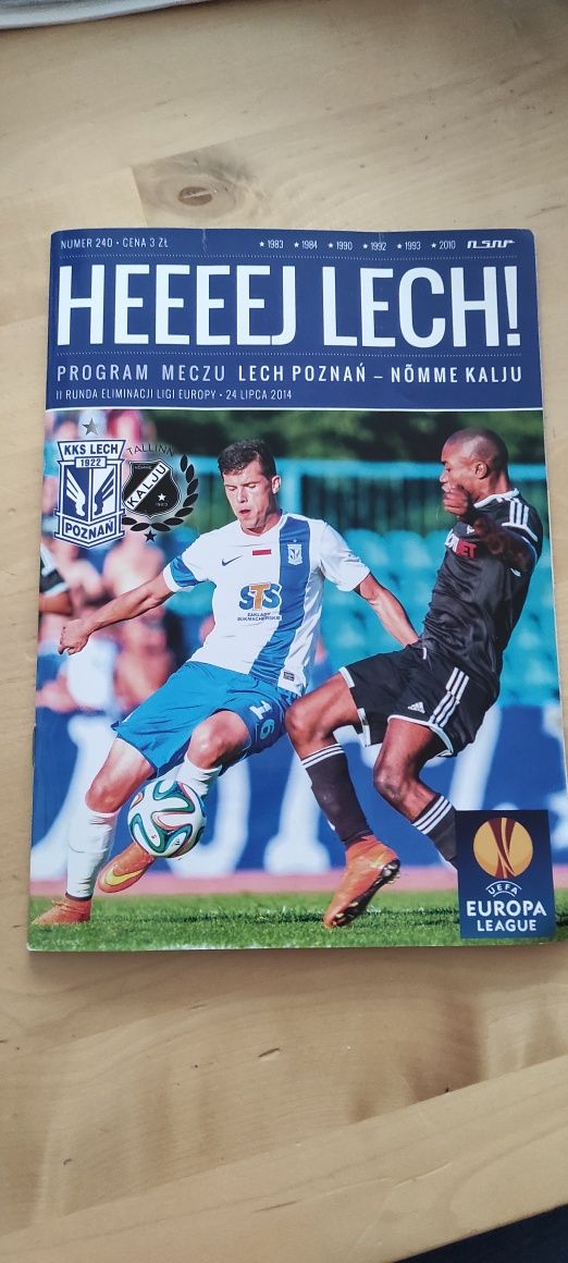 Program meczu + bilet Lech Poznań - Nõmme Kalju