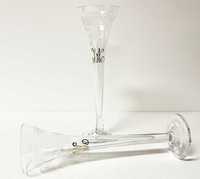Kieliszki szklane białe do szampana 2 sztuki  używane