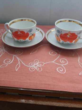 Продам чайная пара  Дружковский фарфоровый завод