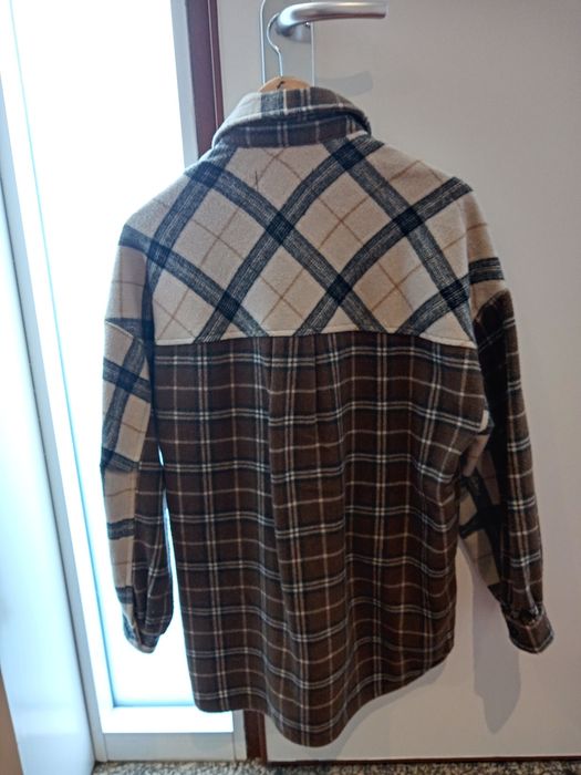 Casaco fazenda castanho