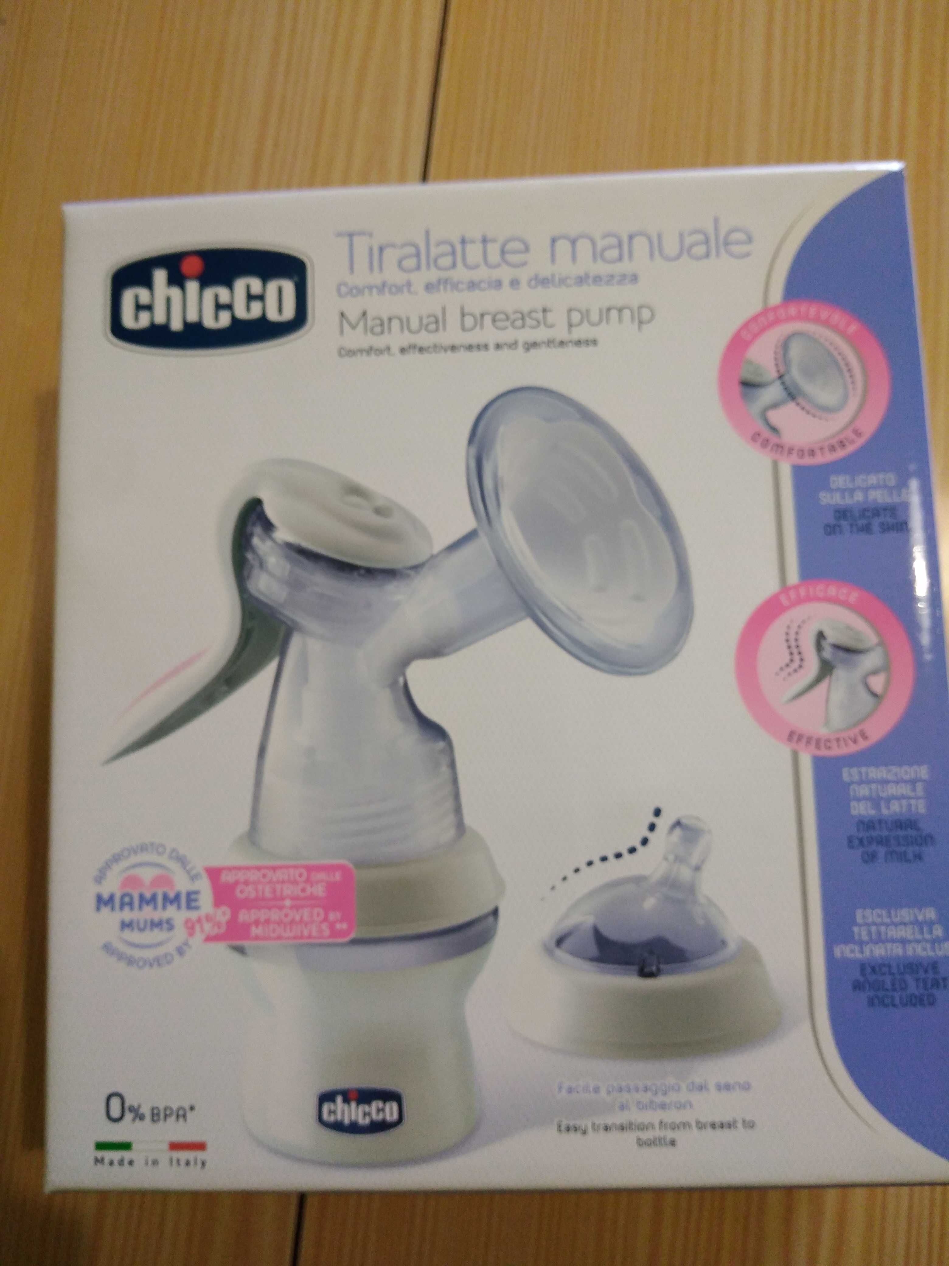 Chicco. Bomba nova manual extração do leite