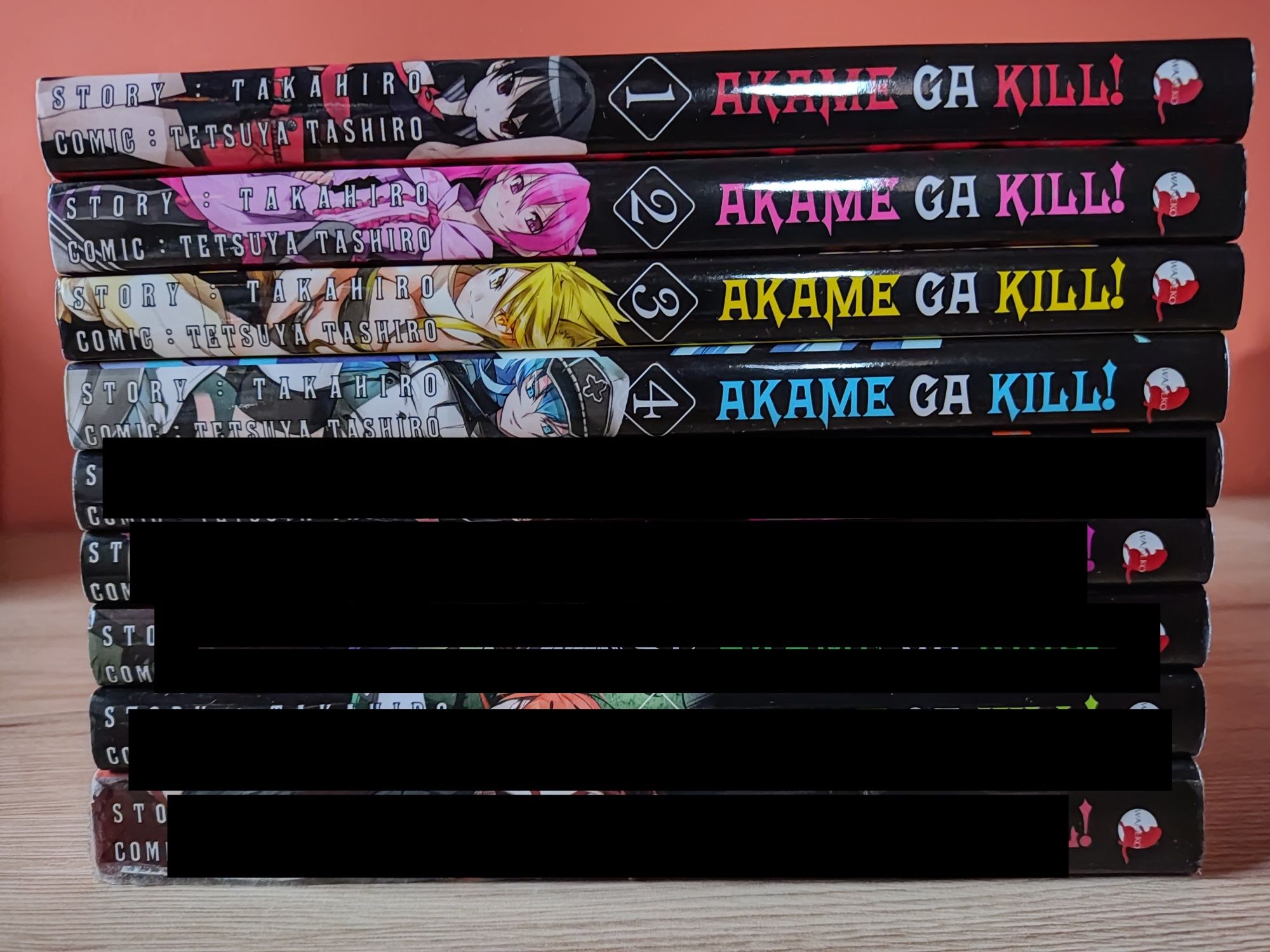 Akame ga kill tomy 1-4, wydawnictwo Waneko