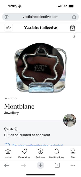 Кліпса для книг та купюр Montblank Hermes