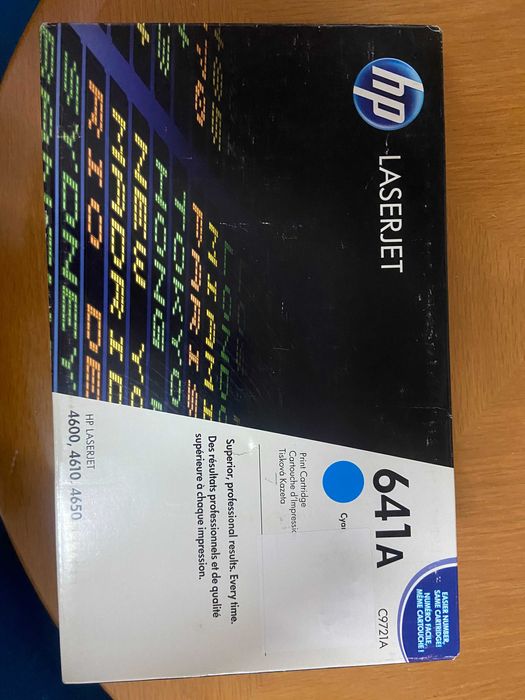 TONER HP 641A -original - C9721A-Impressora Laserjet 4600, 4610, 4650