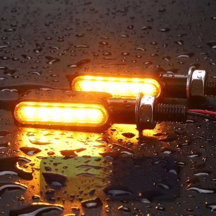 Conjunto de Piscas Dinâmicos LED com Luz de Presença - 6 LEDs