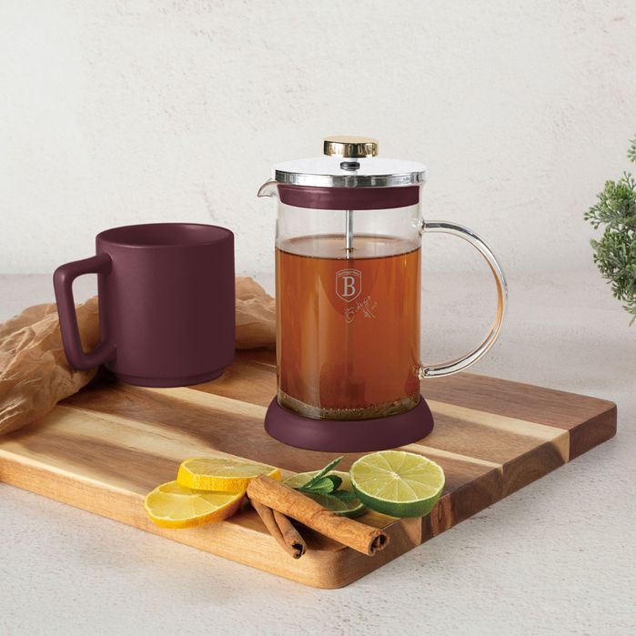 Zaparzacz Tłokowy Do Kawy Herbaty 600Ml Berlinger Haus Leonardo