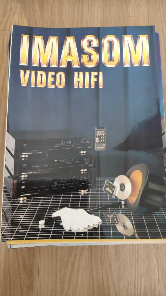 Revistas hifi e vídeo anos 80