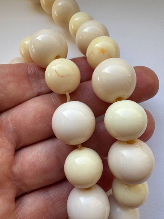 Набор Tosh бусы и браслет "слоновая кость" на свадьбу, выпускной