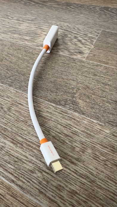 Перехідник CABLETIME mini DisplayPort - HDMI 0.2m v2.0 4K 30HZ