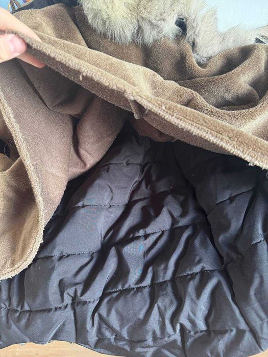 Куртка з натуральним хутром Damla Leather& Fur, з підкладкою