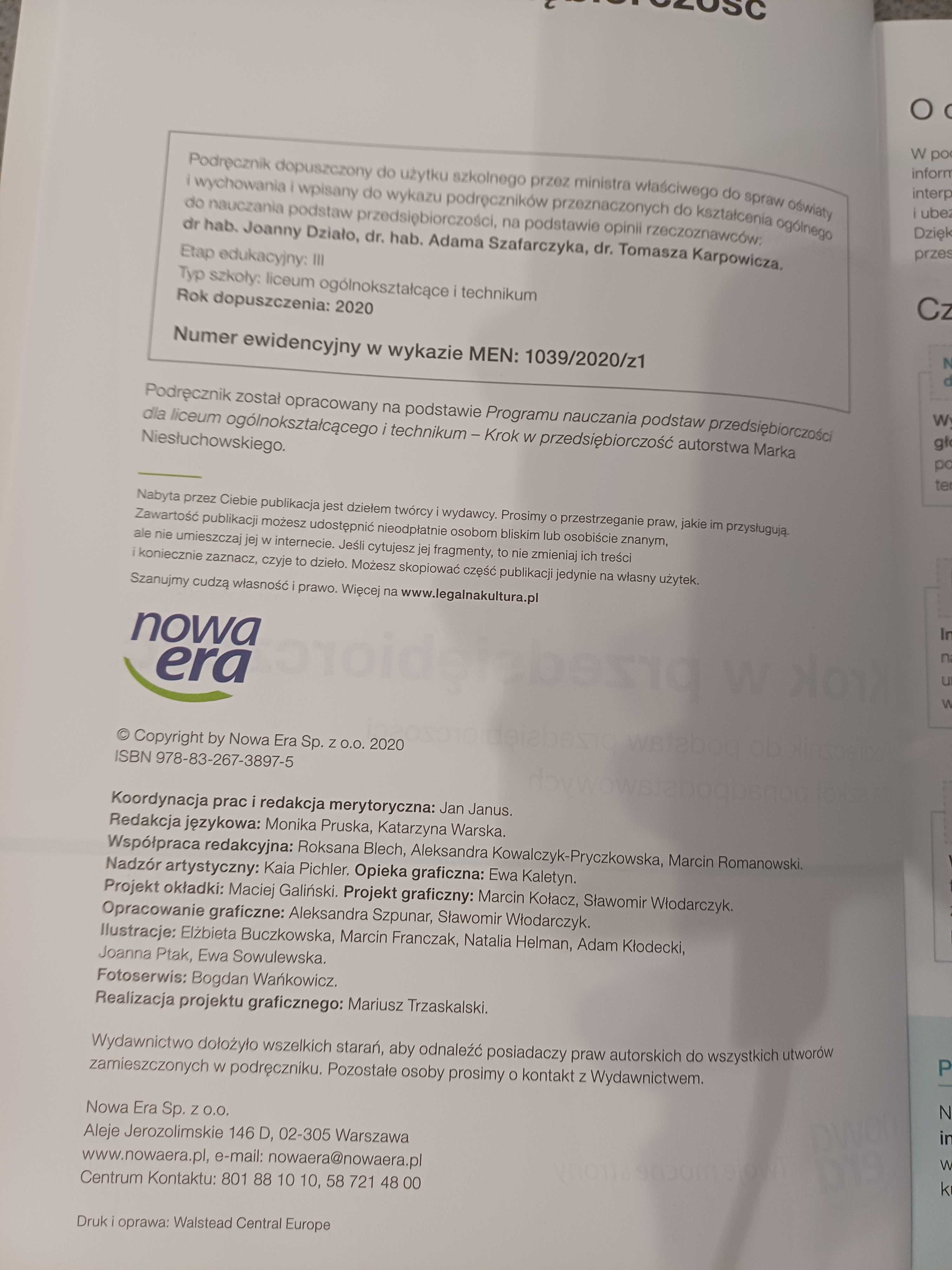Podręcznik Krok w przedsiębiorczość
