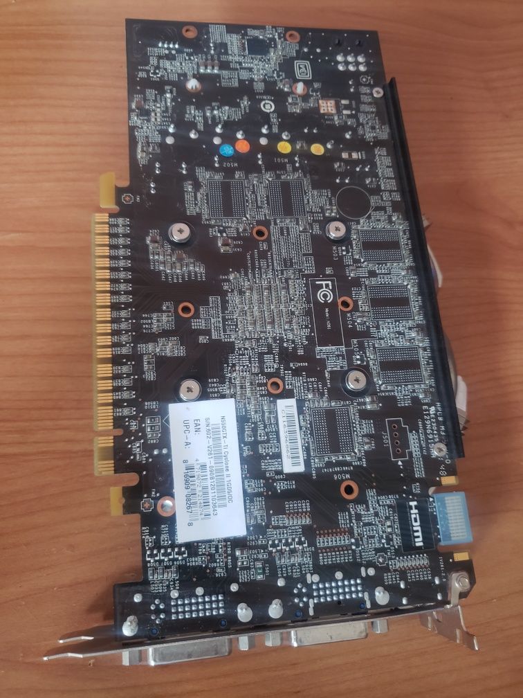 Продам видеокарту N550GTX-TI CYCLONE II , 1 GB