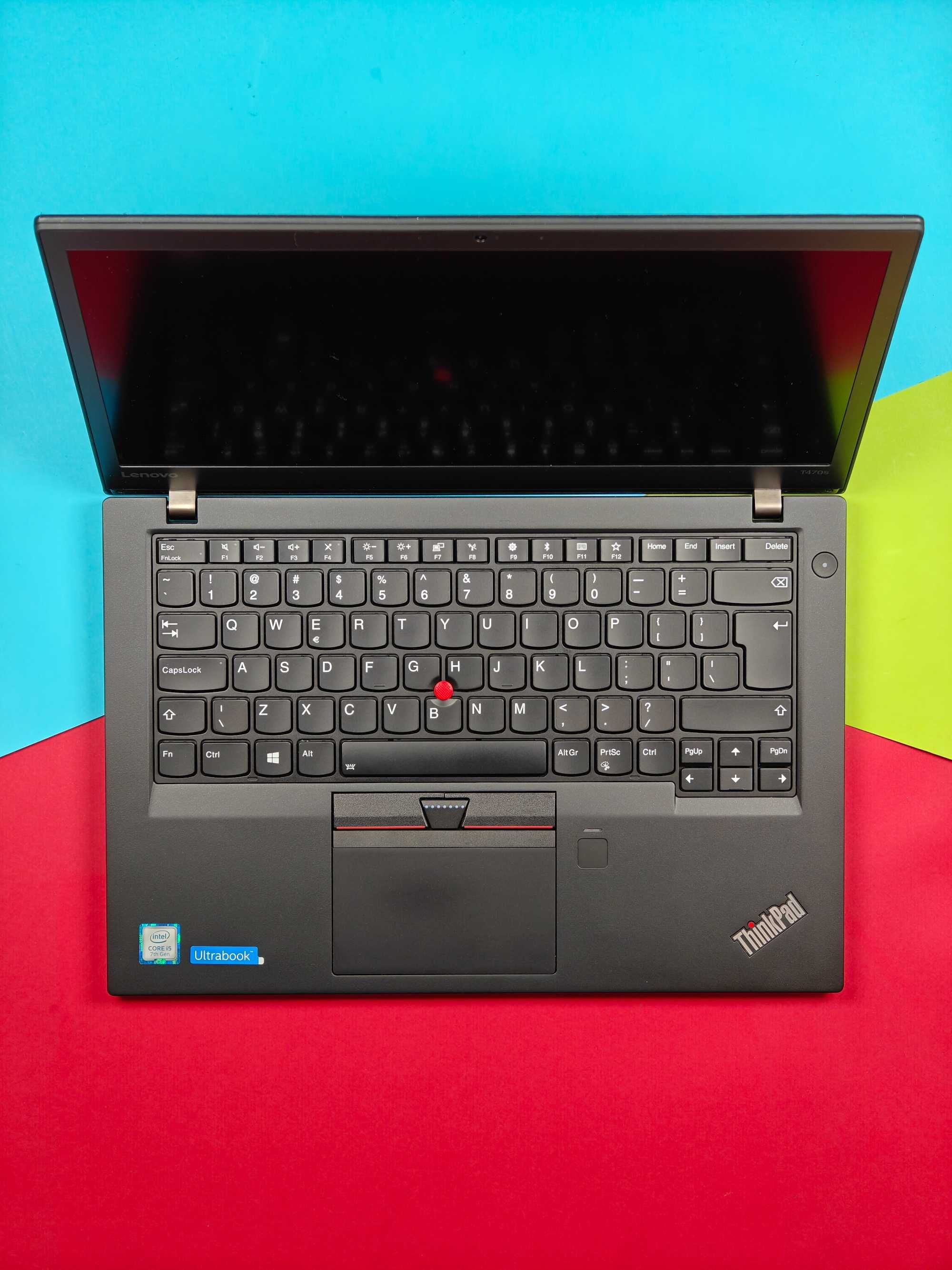 Lenovo ThinkPad T470s | i5-7200U | 12GB | 256GB | FHD | Ładowarka