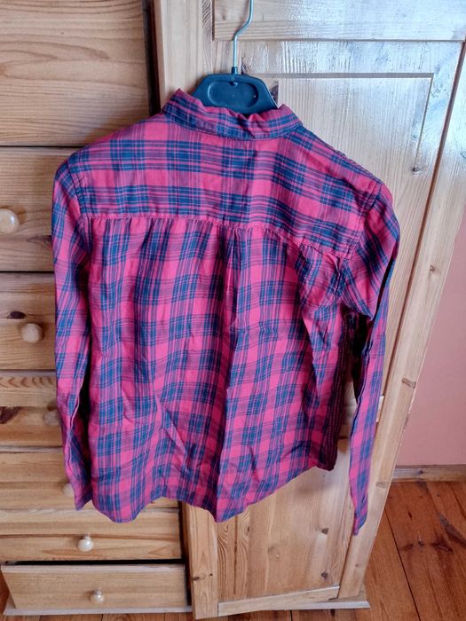 Koszula w kratę dwukolorowa