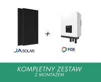 ZESTAW panele JA SOLAR 365 Wp  + falownik FOX Ess 10 kW