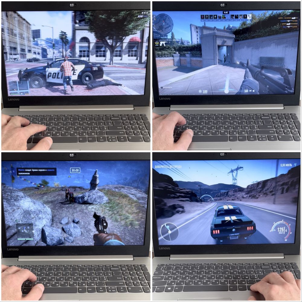Игровой Lenovo, две видеокарты + девайсы + игры в подарок