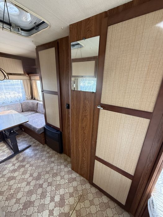 Adria Stacjonarna na działkę budowe 4 os duży wybór przyczep