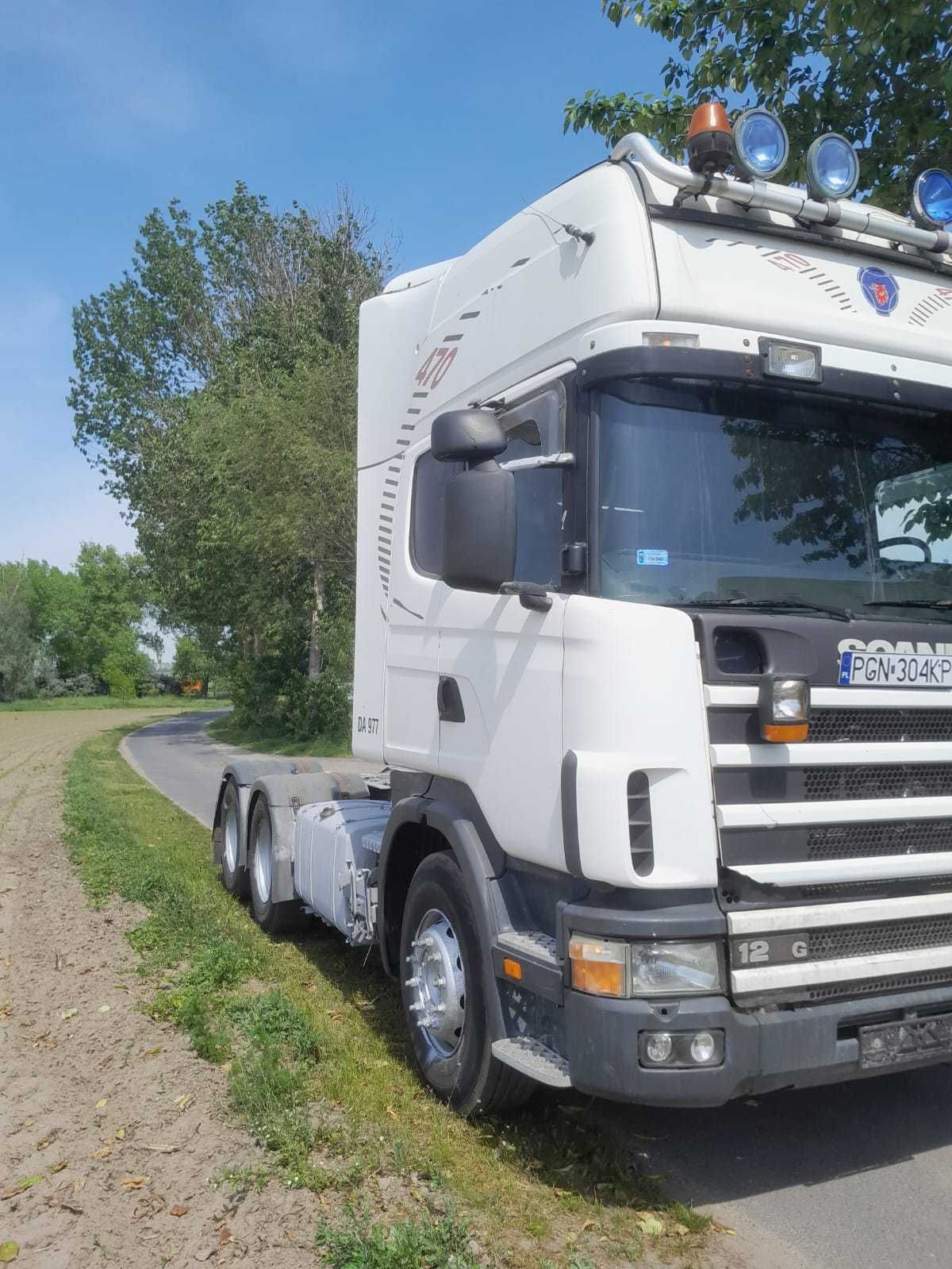 Scania R124, ciągnik siodłowy, nepęd 6x4, pojazd specjalny