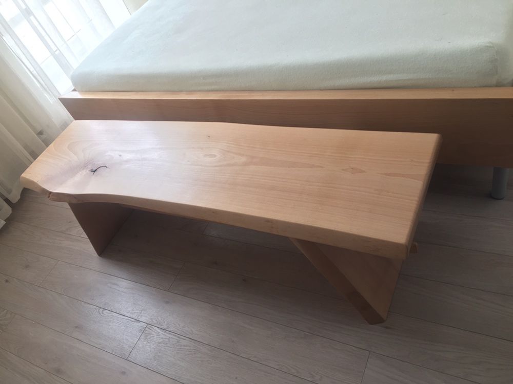 Ławka drewniana vinage - reczna robota, do sypialni