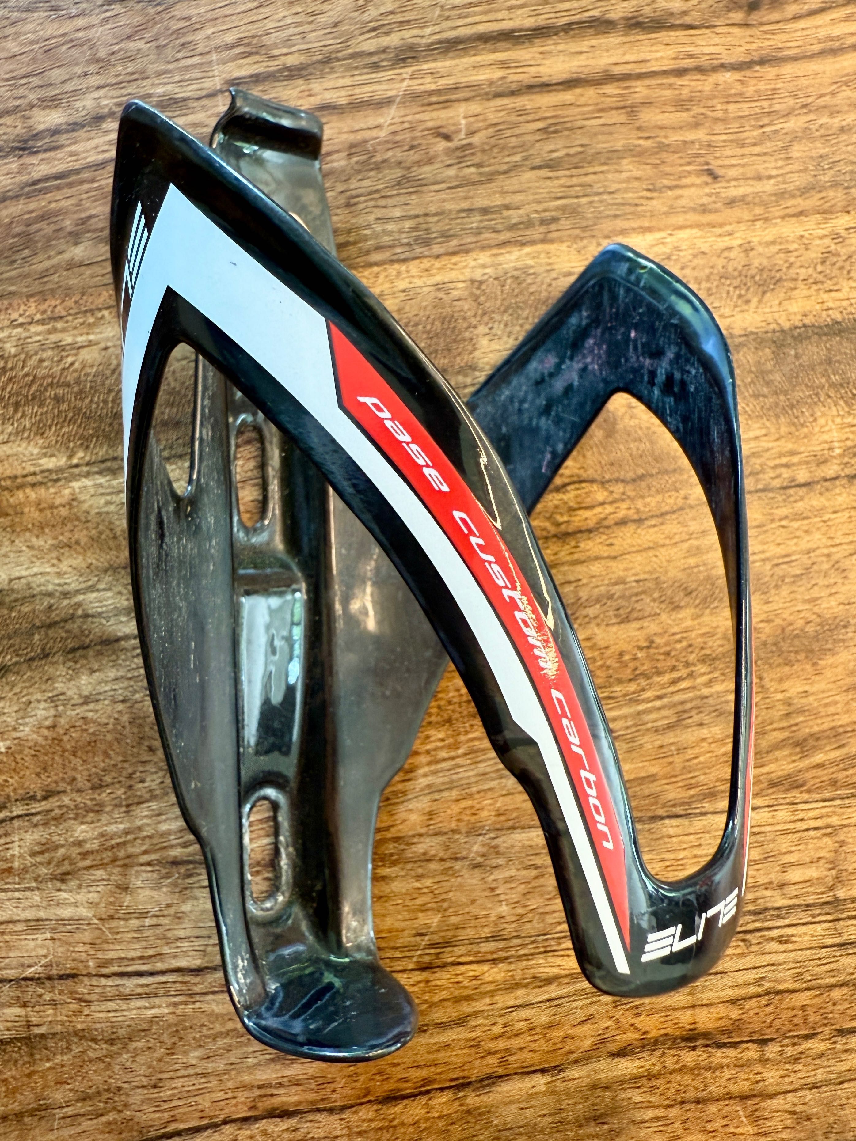 Koszyk na bidon rowerowy Elite Custom Pase - Carbon