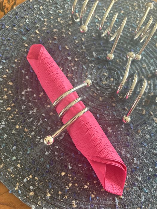 Serwetnik, obraczki na serwetki 6 szt