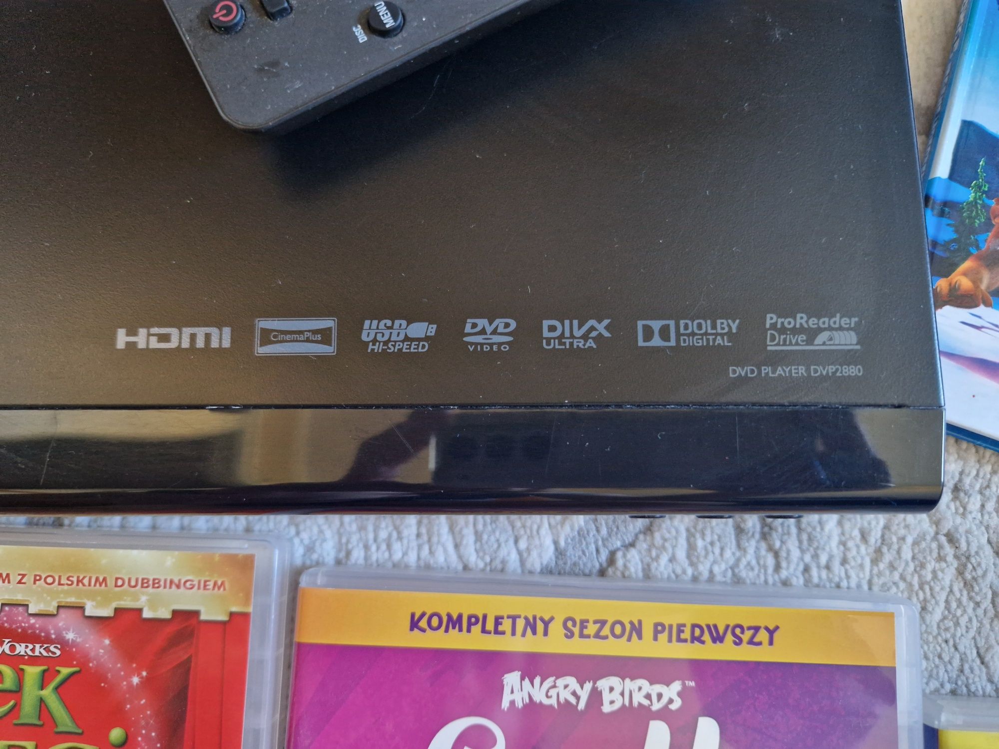Odtwarzacz filmów DVD + 15 bajek dla dzieci LEGO STAR WARS SCOOBY-DOO