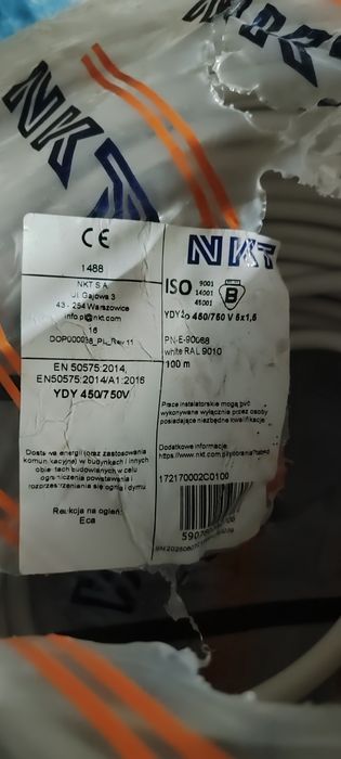 Kabel 5x1.5 i 3x2.5 3x1.5 okrągły i plaski