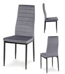 Krzesło tapicerowane  salon jadalnia welurowe Velvet kolory Promocja