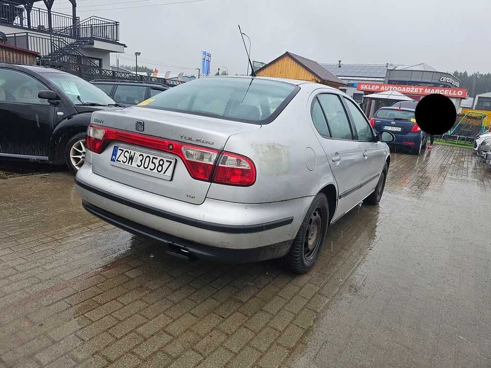 Seat Toledo 2003r/1.9 TDI/110KM/KLIMA/opłaty aktualne/fajny środek