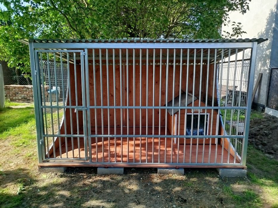 Kojec dlapsa nowoczesny ocynkowany klatka premium 3x2