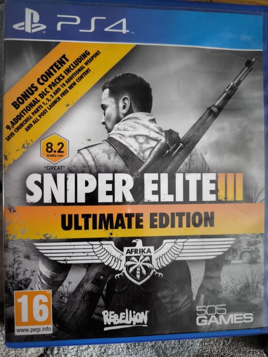 Sniper Elite III ultimate edition ps 4/5