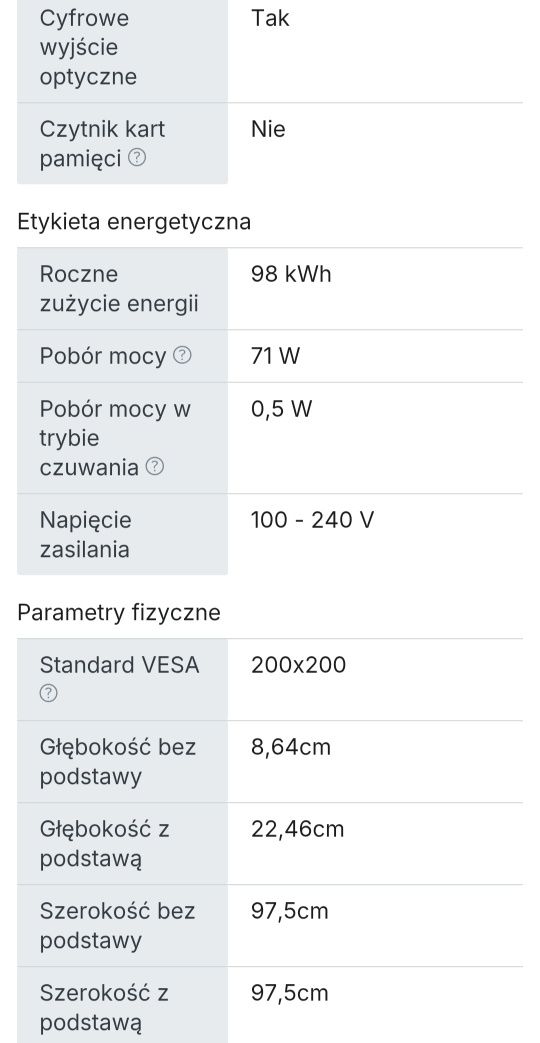 Telewizor LG 43cali 4K UHD SMART , WI-FI DVB-T2