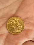 Libra de ouro rainha Victoria 1884