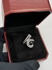 Кольцо с чёрным бриллиантом 1.08ct