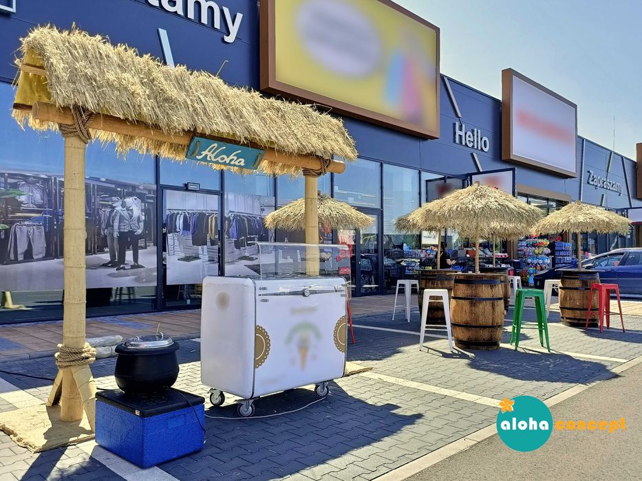 Wynajem, rental, budowa Beach Baru, strefy chill out, meble eventowe