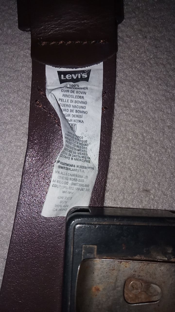 Кожаный ремень Levis