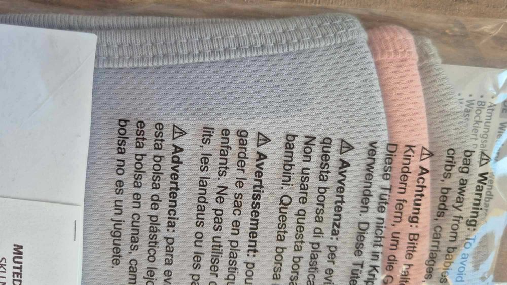 Maseczki materiałowe 3 sztuki zapakowane