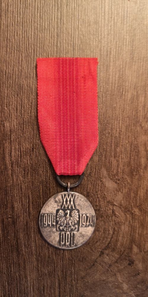Medal 30-lecia Polski Ludowej z legitymacją